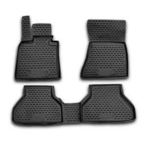 BMW X6 Floor Mats - Omac - Rubber TPE - Black - '08-'14